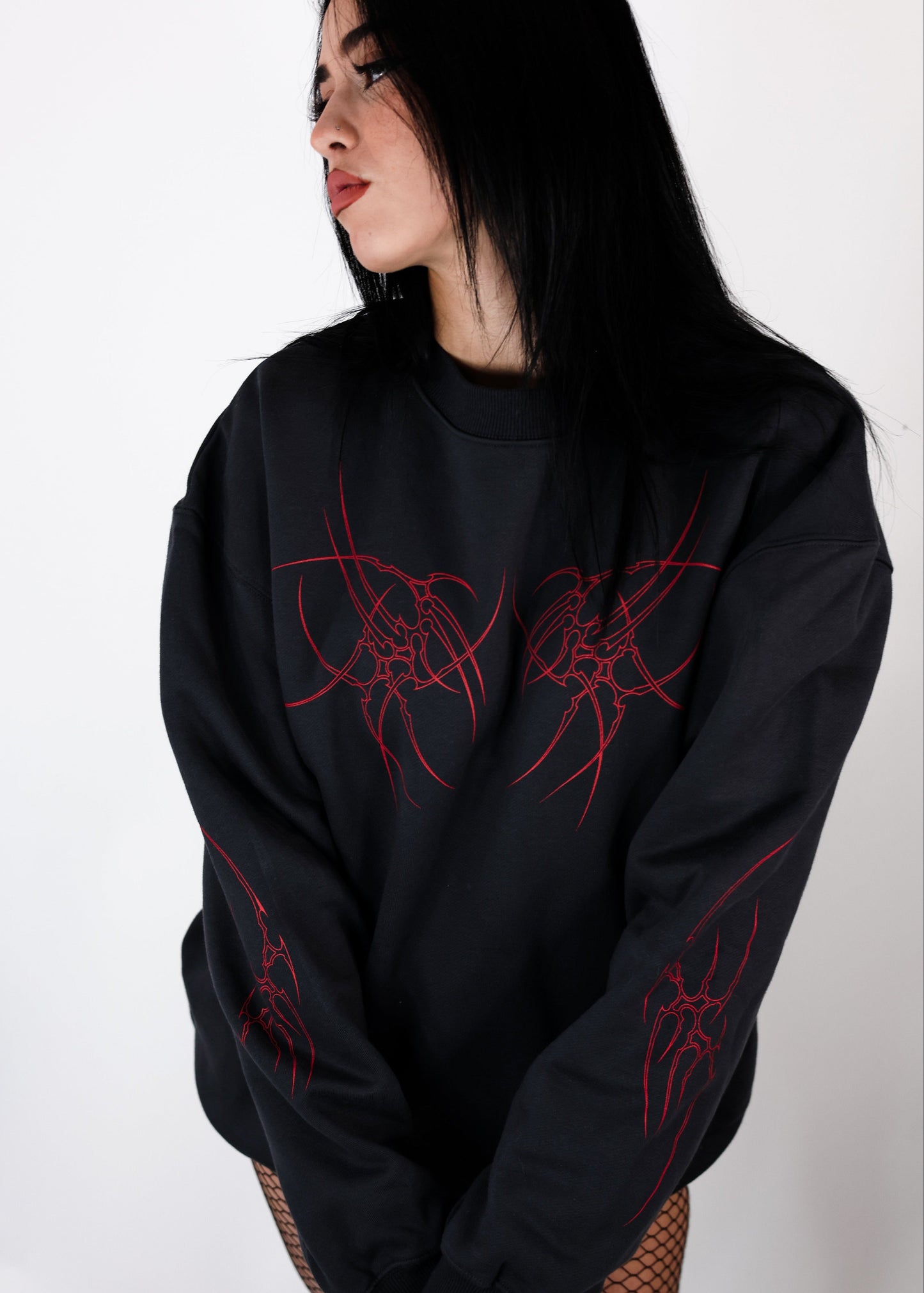 Sweat-Shirt Obsidienne Design Tribal