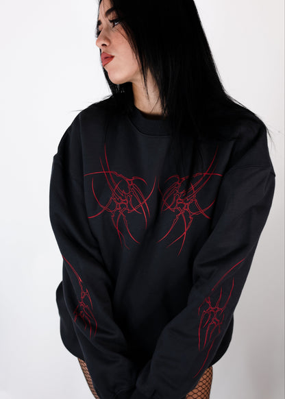 Sweat-Shirt Obsidienne Design Tribal