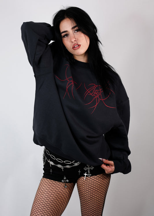 Sweat-Shirt Obsidienne Design Tribal