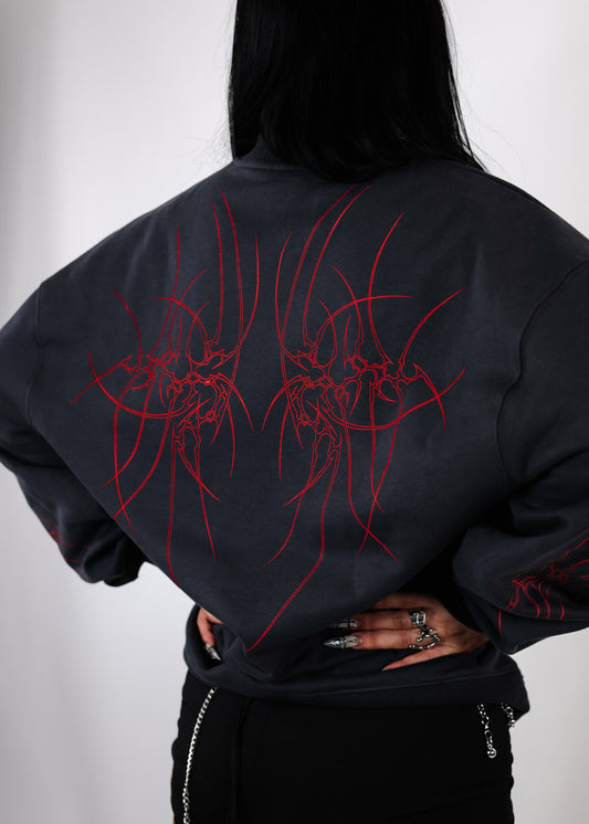 Sweat-Shirt Obsidienne Design Tribal